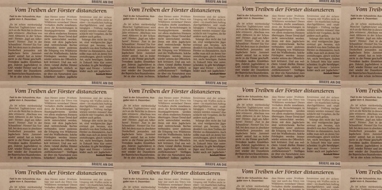 Keine falsche Solidarität