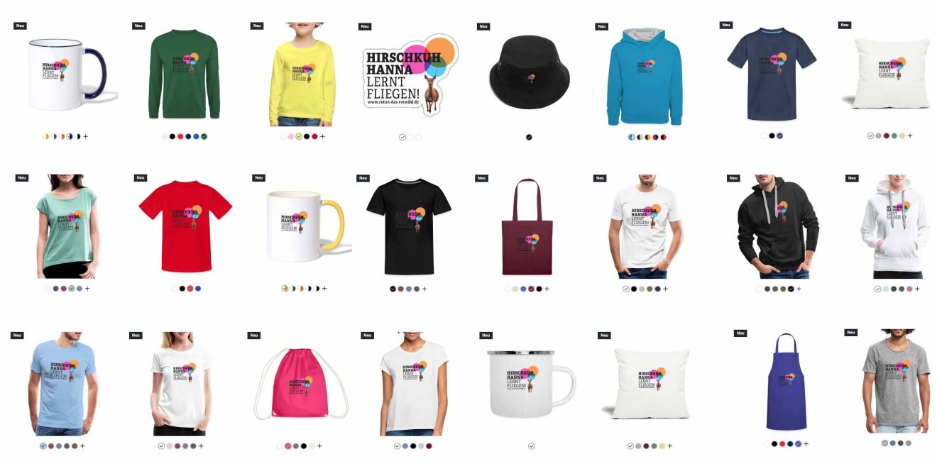 ＂Hirschkuh Hanna lernt fliegen＂ - jetzt auch im Shop!